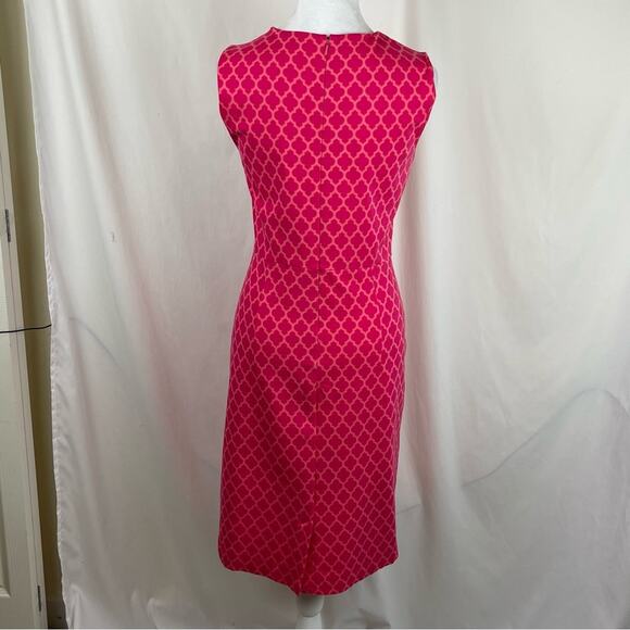 Lands’ End Pink Sheath Office Career Feminine Sheath Dress Size 10 - Picture 6 of 14